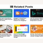 Cara Membuat Related Post Widget di Blogspot