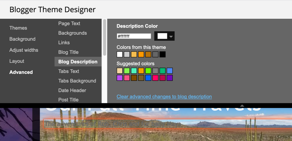 Tutorial Blogspot : Cara merubah warna blog