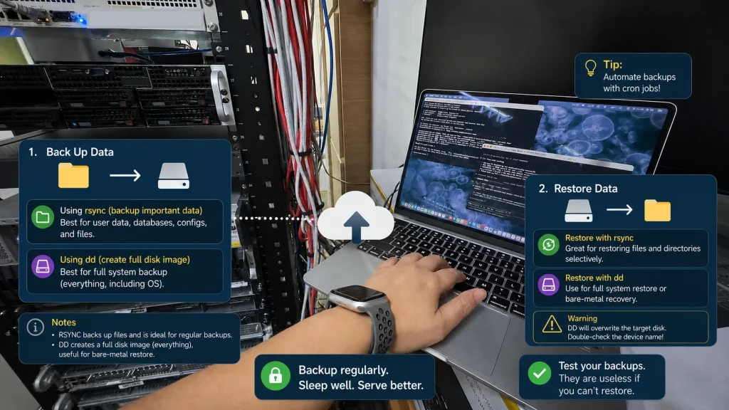 Cara Backup dan Restore VPS Linux agar Data Website Tetap Aman
